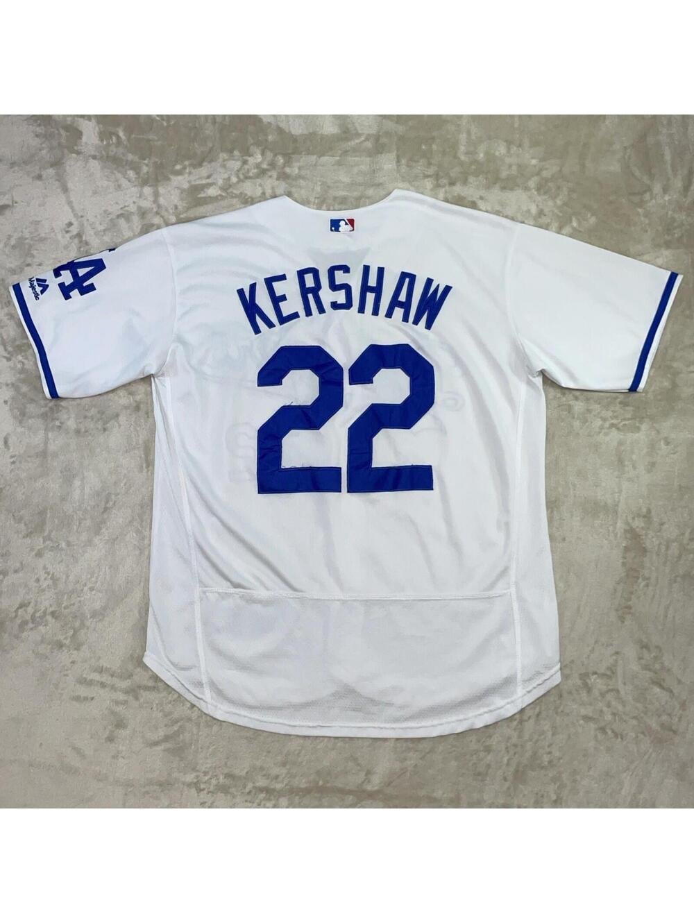 2016-2019 Los Angeles Dodgers Alt. Road Clayton Kershaw Majestic Size 44 Jersey